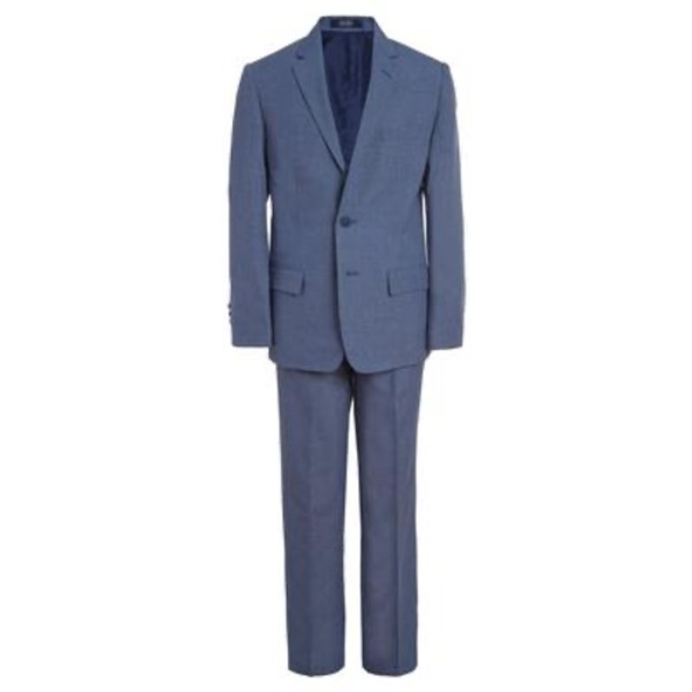 Nautica Big Boys Blue 2-piece Micro-Texture Suit Size 18‎